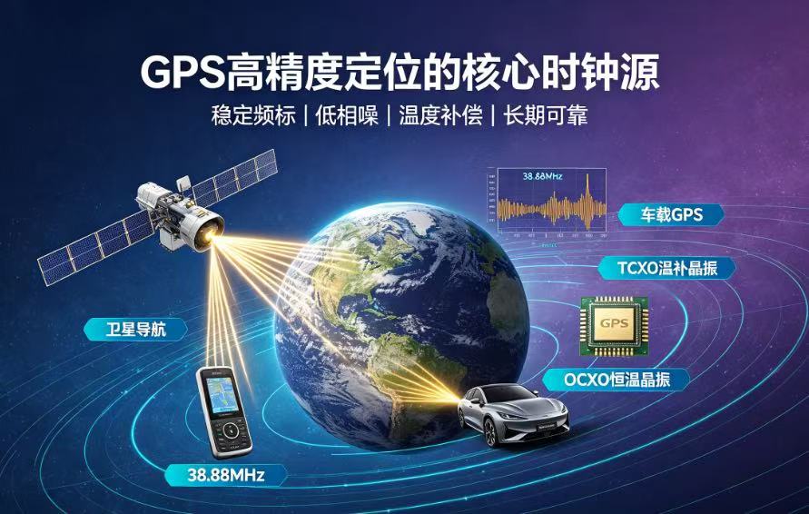 GPS導航儀晶振選型：石英晶體振蕩器如何決定定位精度